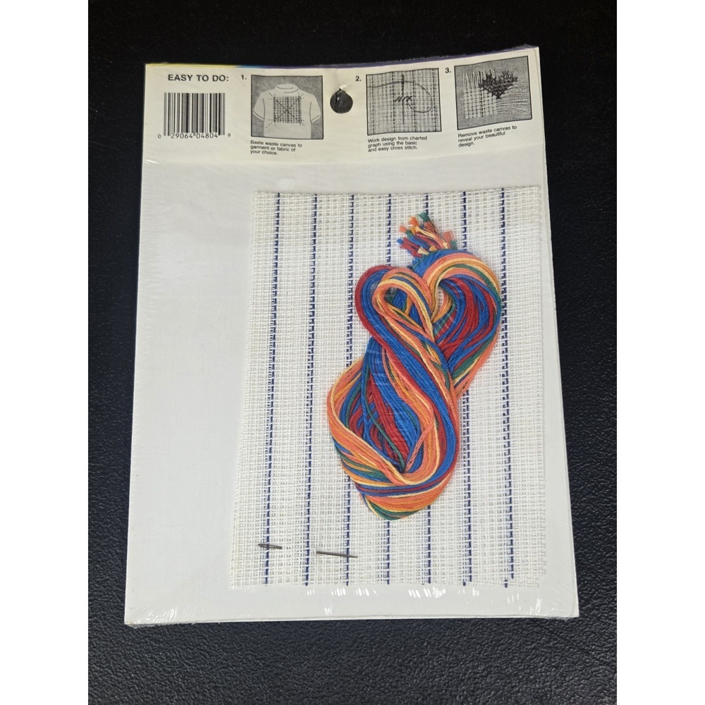 Designs‎ For The Needle Stitch Kit Dinosaurs Love At First Bite Waste Canvas - Picture 2 of 3